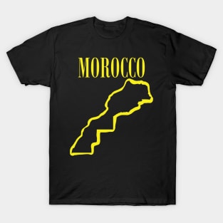 Vibrant Morocco Africa: Unleash Your 90s Grunge Spirit! T-Shirt